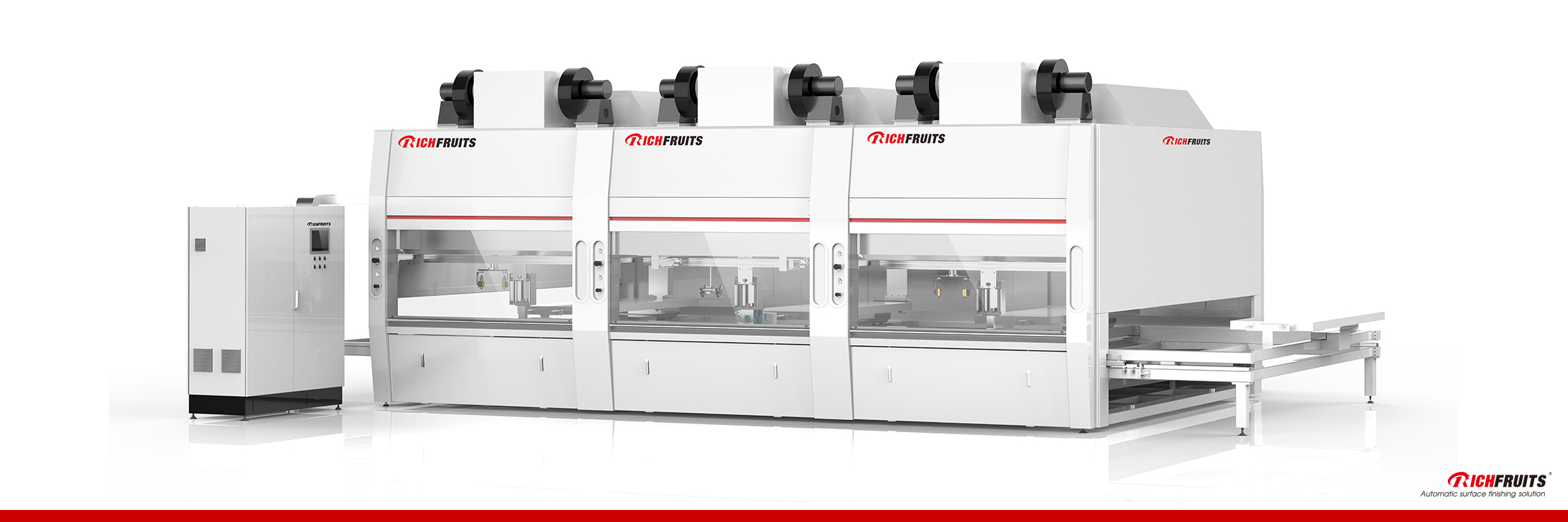 8、Ahşap kapı p&uuml;sk&uuml;rtme makinesi i&ccedil;in &uuml;&ccedil; istasyon