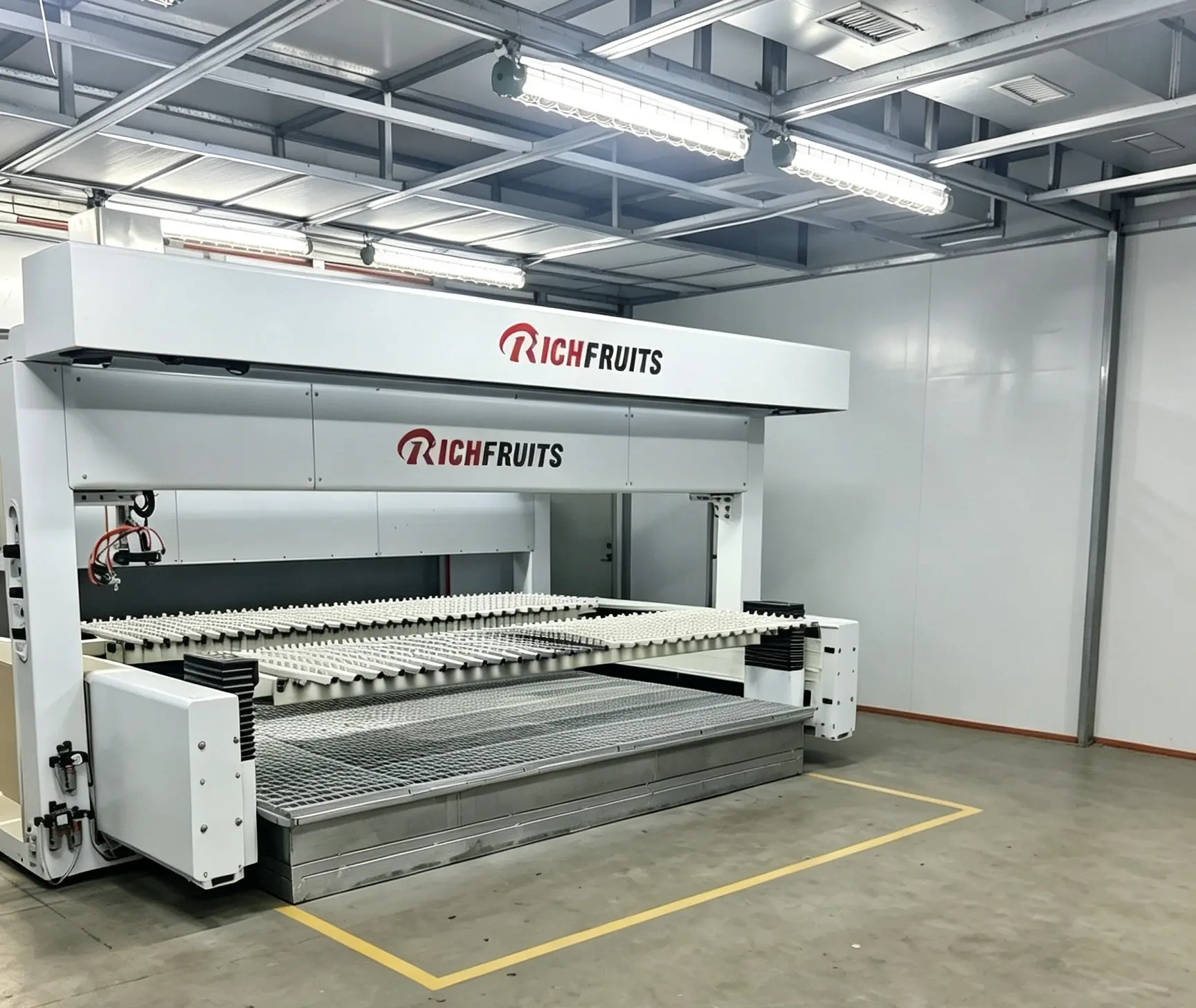 5-axis automatic spray painting machine front view