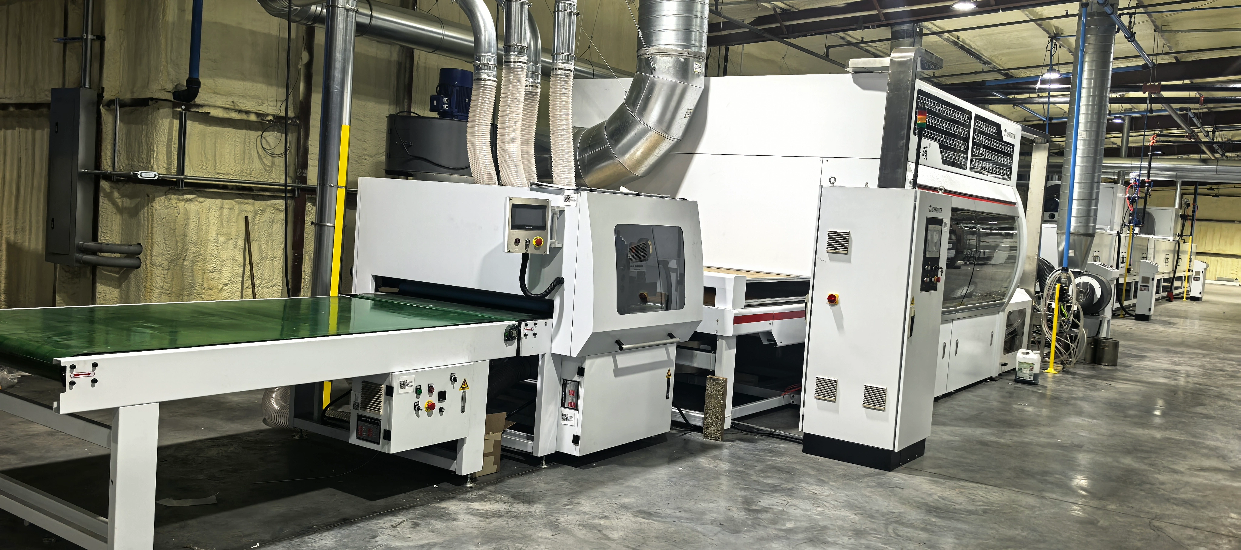 complete automated spray systems for wood products